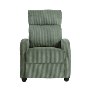 Corduroy Push Back Reclining Chair