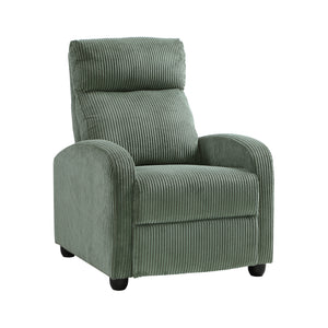 Corduroy Push Back Reclining Chair