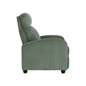 Corduroy Push Back Reclining Chair