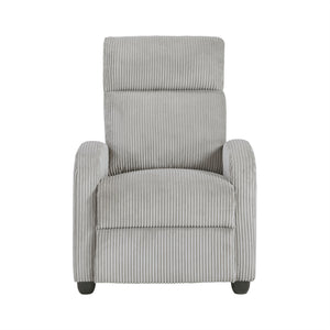 Corduroy Push Back Reclining Chair