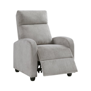 Corduroy Push Back Reclining Chair