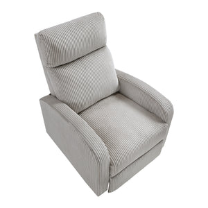 Corduroy Push Back Reclining Chair