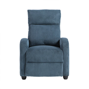 Corduroy Push Back Reclining Chair