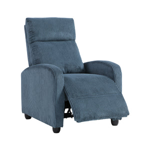 Corduroy Push Back Reclining Chair