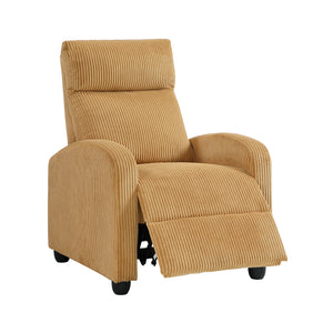 Corduroy Push Back Reclining Chair