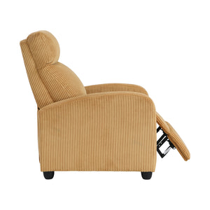 Corduroy Push Back Reclining Chair