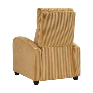 Corduroy Push Back Reclining Chair