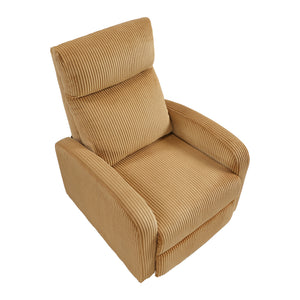 Corduroy Push Back Reclining Chair