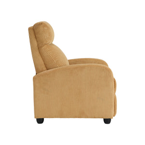 Corduroy Push Back Reclining Chair