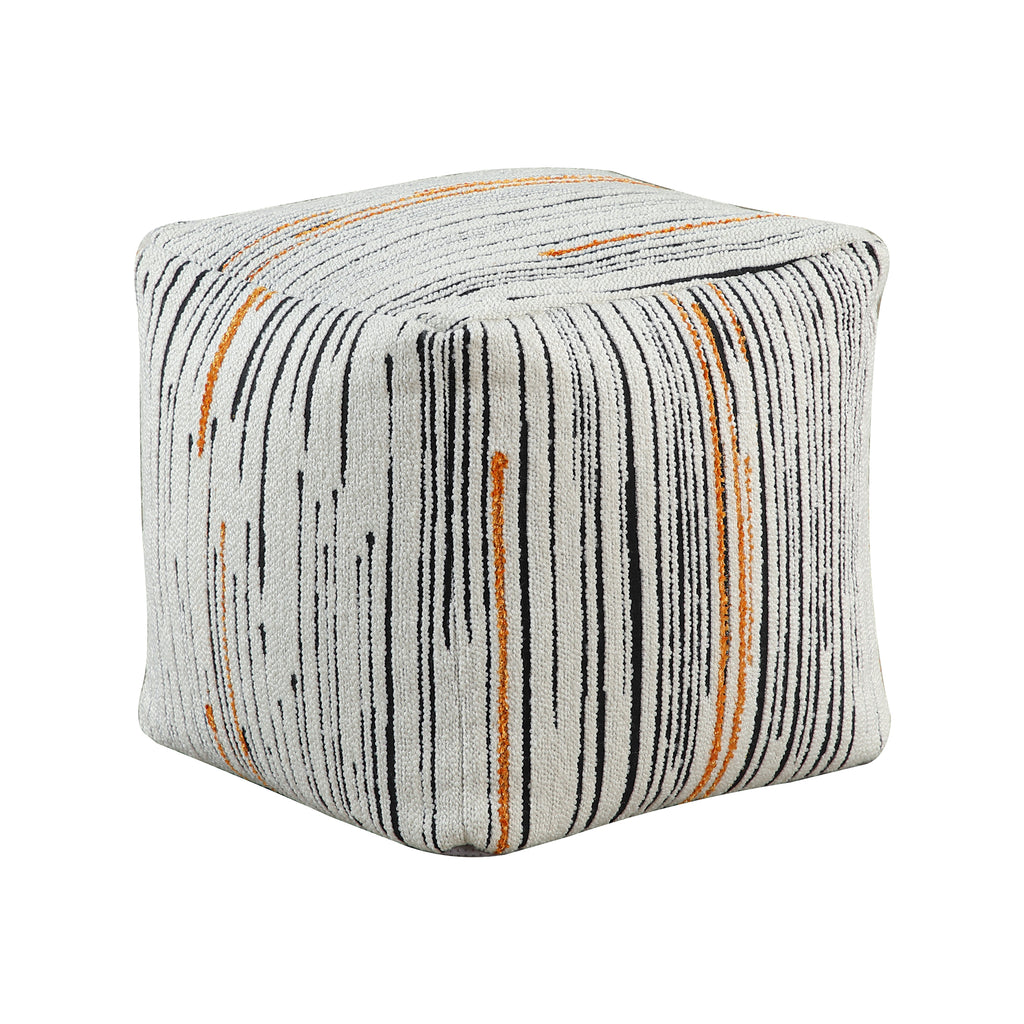 Jacquard Fabric Pouf