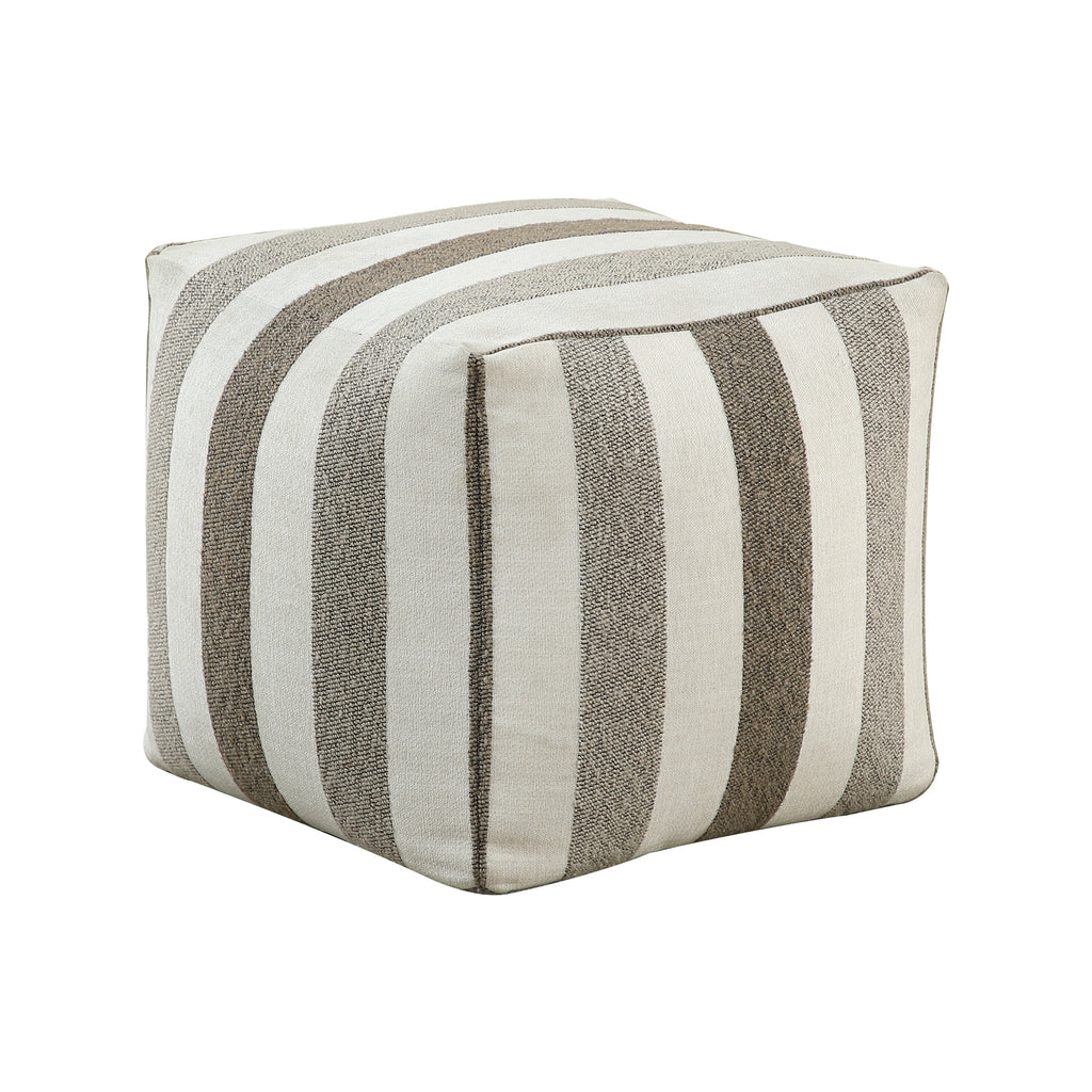 Jacquard Fabric Pouf