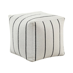 Jacquard Fabric Pouf