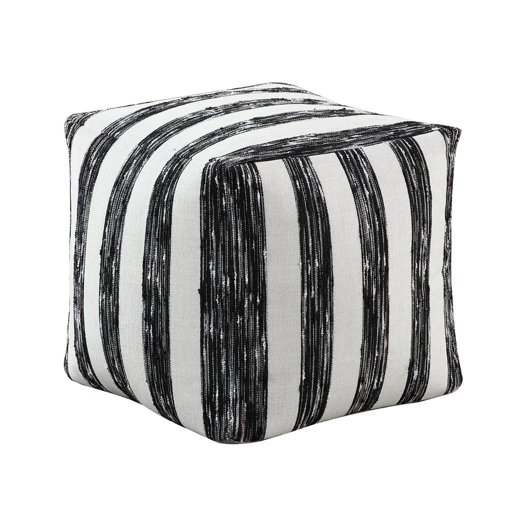 Jacquard Fabric Pouf