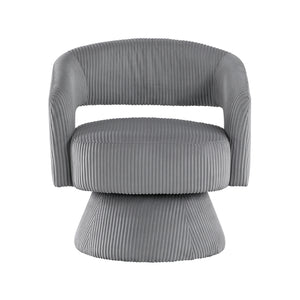 Corduroy Fabric Swivel Chair