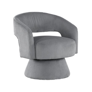 Corduroy Fabric Swivel Chair