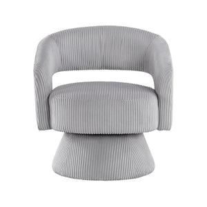 Corduroy Fabric Swivel Chair