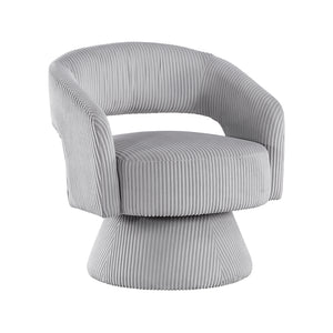 Corduroy Fabric Swivel Chair