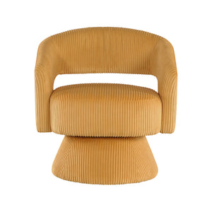 Corduroy Fabric Swivel Chair