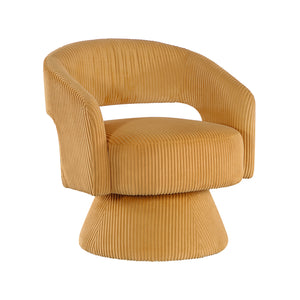 Corduroy Fabric Swivel Chair