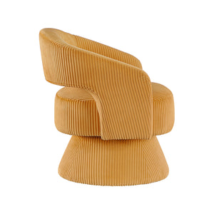 Corduroy Fabric Swivel Chair