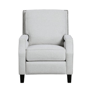 Chenille Fabric Push Back Recliner