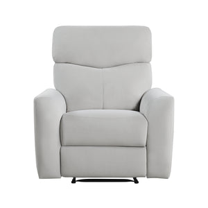 Velvet Fabric Reclining Chair