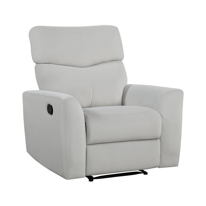 Velvet Fabric Reclining Chair