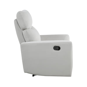 Velvet Fabric Reclining Chair