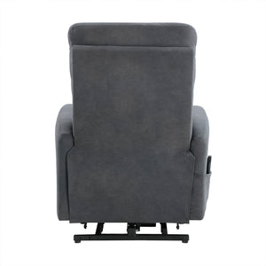 Textured Microfiber Power Lift Recliner with Massage and Heat