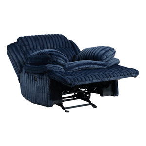 Corduroy Fabric Glider Reclining Chair