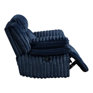 Corduroy Fabric Glider Reclining Chair