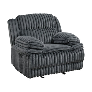 Corduroy Fabric Glider Reclining Chair