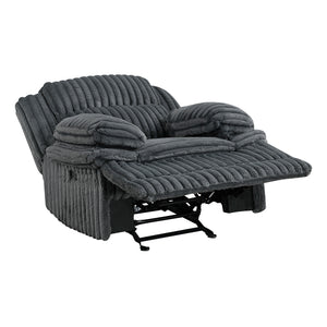 Corduroy Fabric Glider Reclining Chair