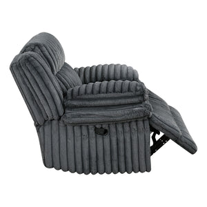 Corduroy Fabric Glider Reclining Chair