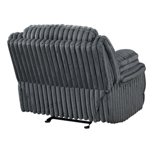 Corduroy Fabric Glider Reclining Chair