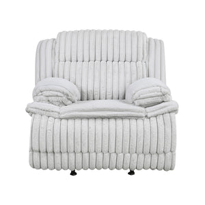 Corduroy Fabric Glider Reclining Chair