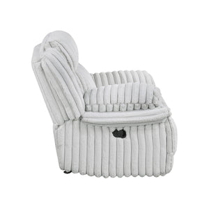 Corduroy Fabric Glider Reclining Chair