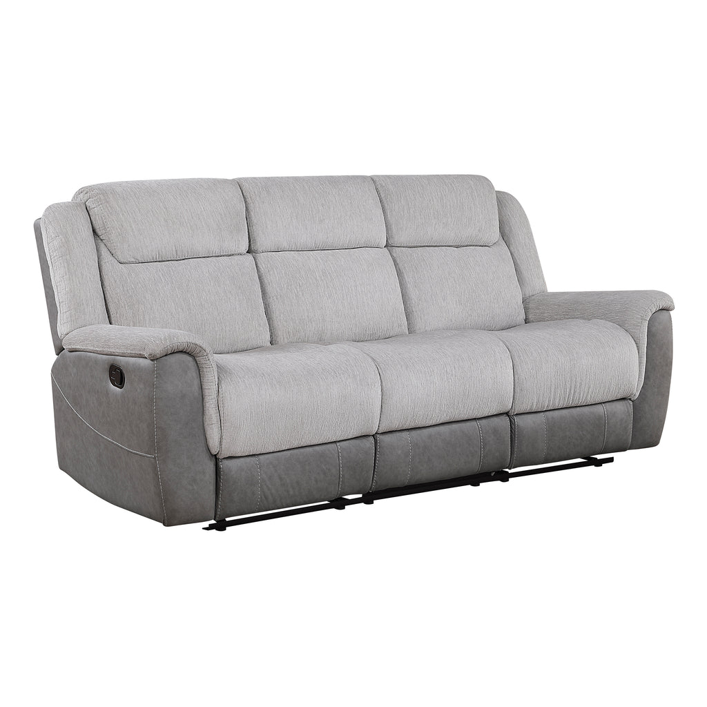 Chennile Fabric Reclining Sofa