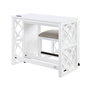 3-Piece Pack Desks with Stool Set