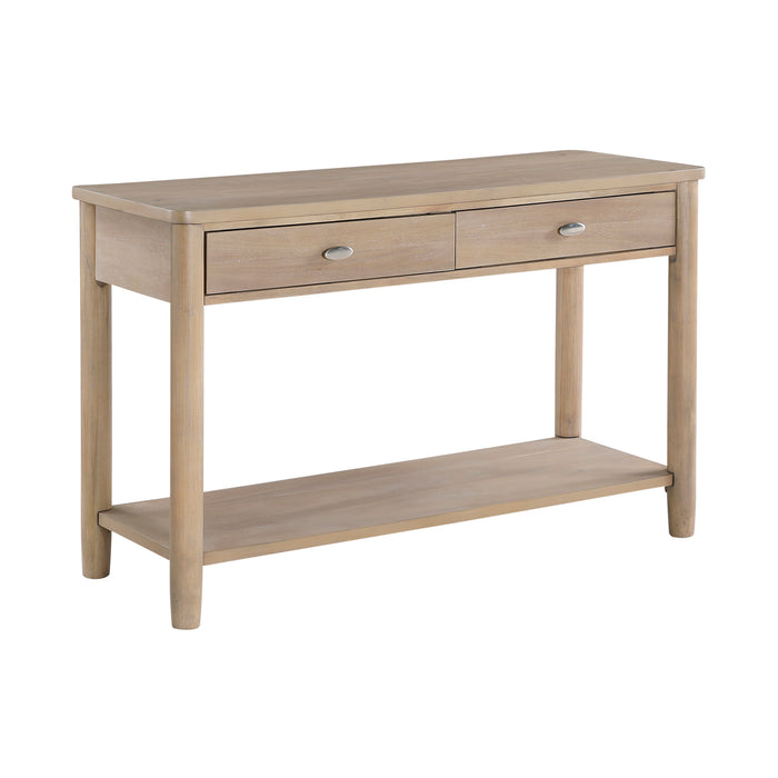 Natural Finish Sofa Table