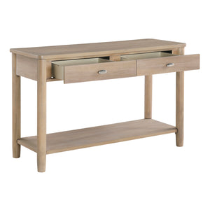 Natural Finish Sofa Table