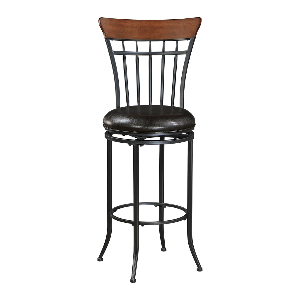Faux Leather Swivel Chair