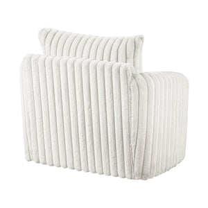 Corduroy Fabric Swivel Chair