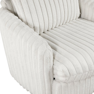 Corduroy Fabric Swivel Chair