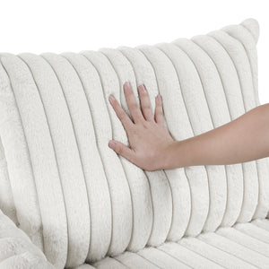 Corduroy Fabric Swivel Chair