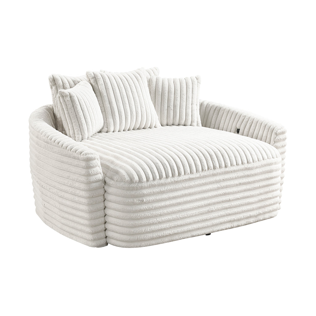 Corduroy Fabric Chaise Lounge