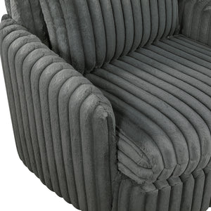 Corduroy Fabric Swivel Chair