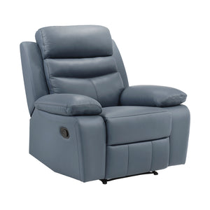 Leather Match Manual Reclining Chair