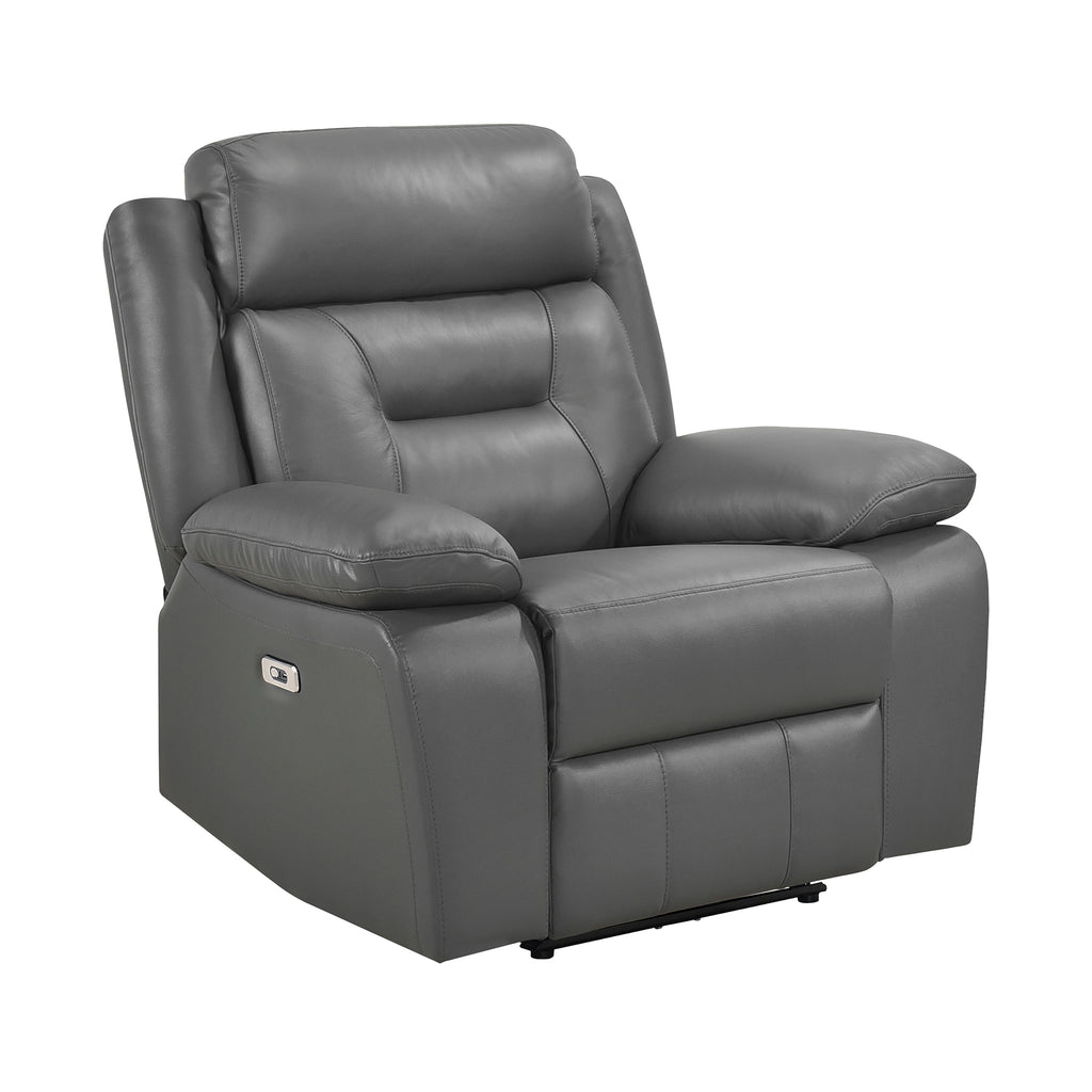 Leather Power Reclining Chair