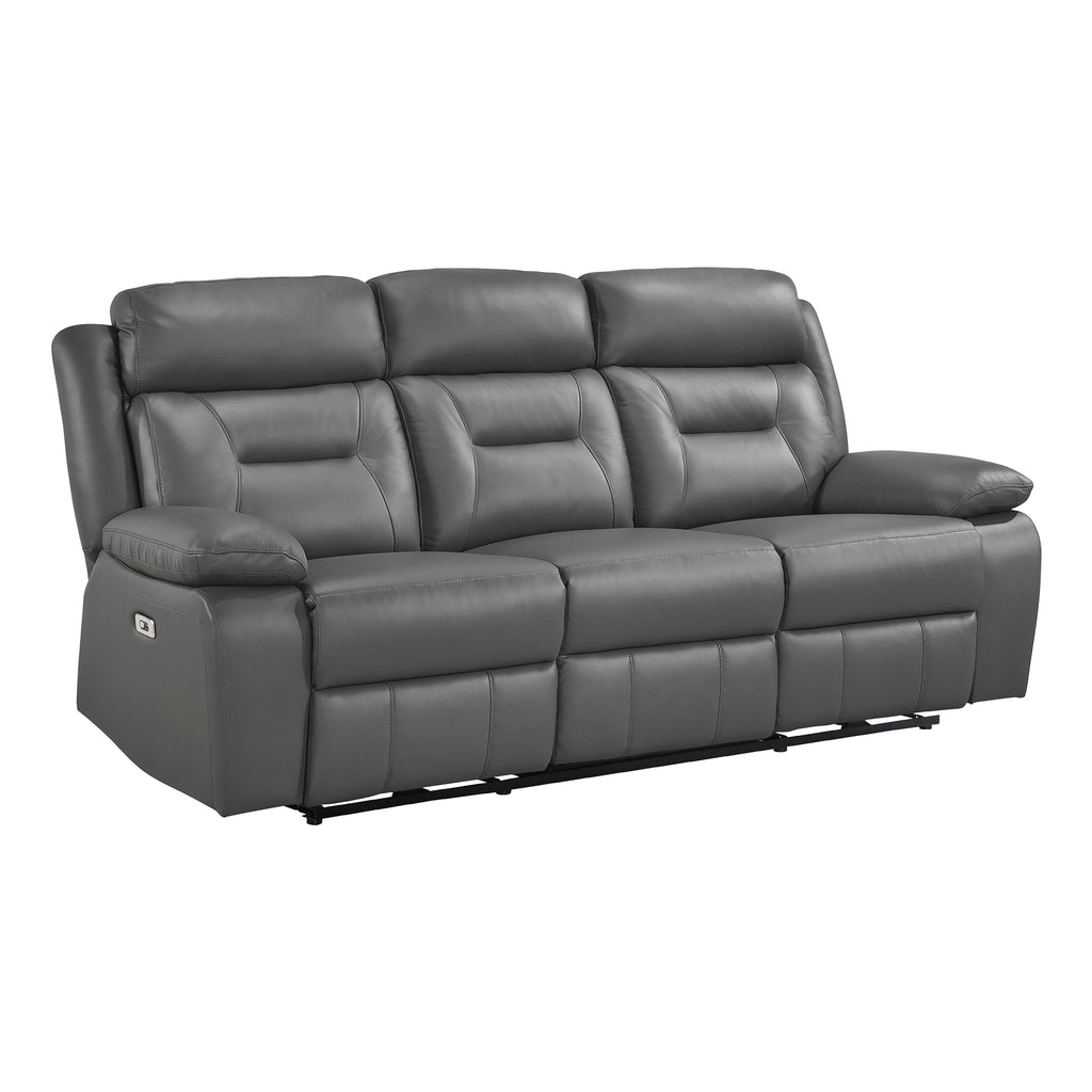 Leather Power Reclining Sofa